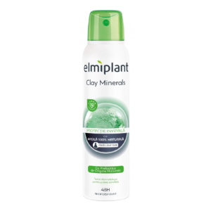 Deodorant antiperspirant spray Clay Minerals