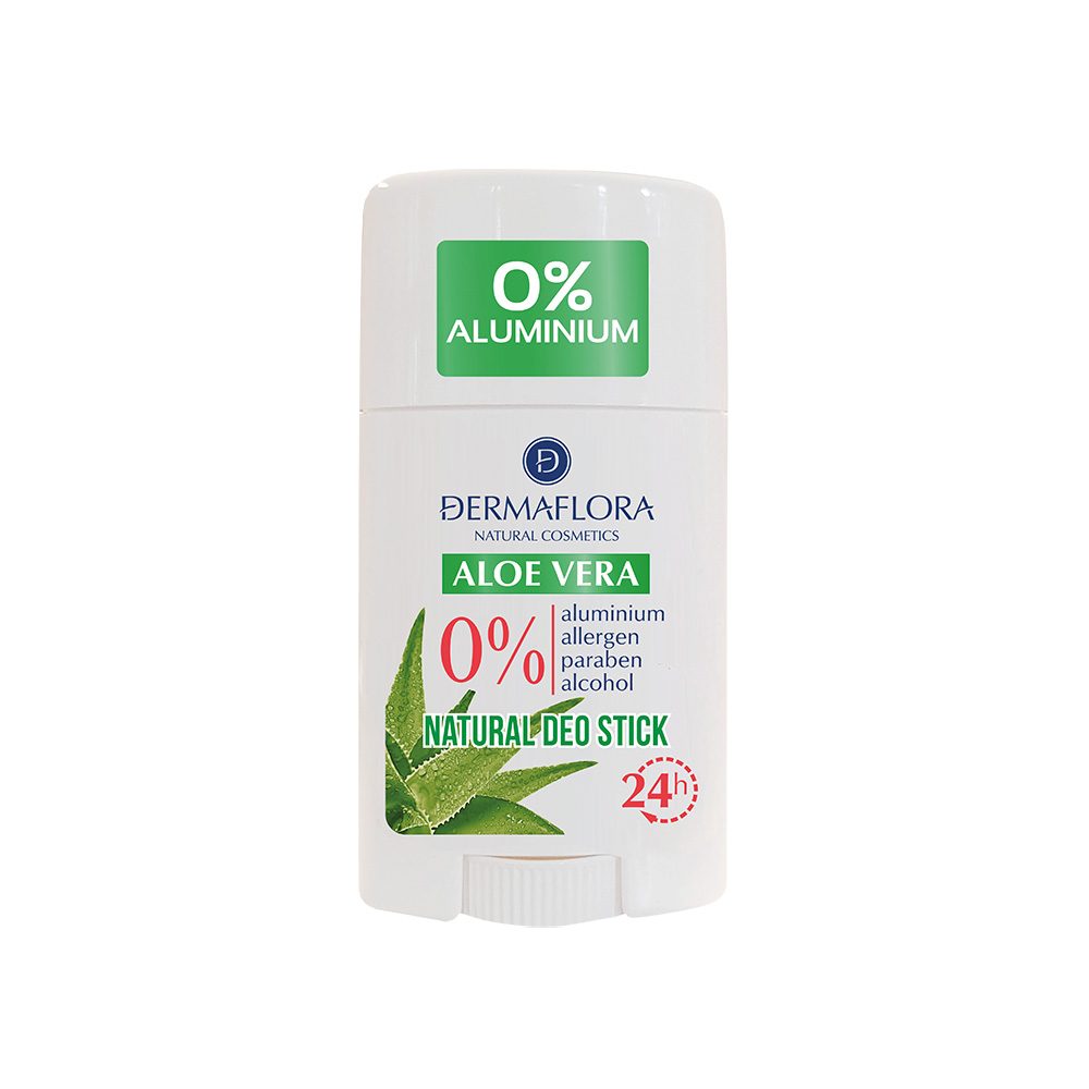 Deodorant stick cu aloe vera 0% aluminiu