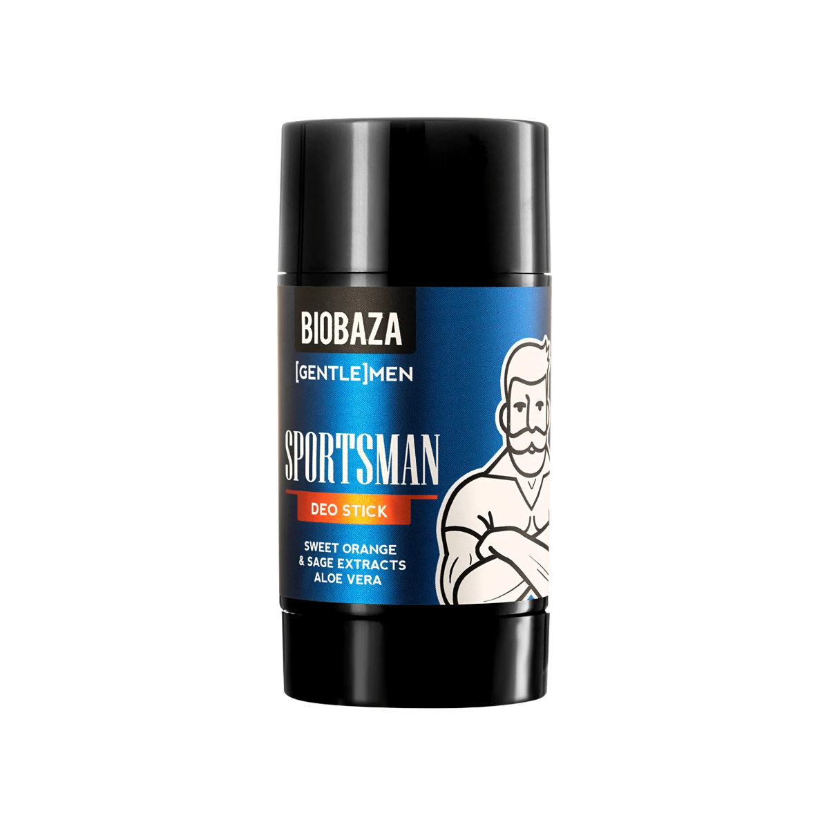Deodorant stick pentru barbati cu Aloe Vera si Extract de portocala dulce & Salvie Sportsman