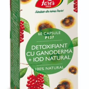 Detoxifiant cu ganoderma + iod natural P137