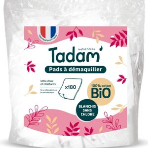 Dischete demachiante dreptunghiulare din bumbac bio