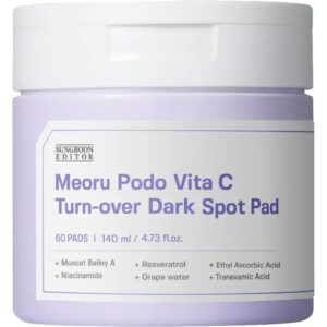 Dischete imbibate in ser Meoru Podo Vita C Turn-Over Dark Spot