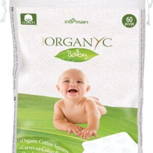 Dischete patrate din bumbac organic Baby