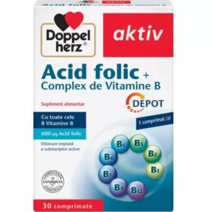 Doppelherz Acid Folic + Complex de Vitamina B