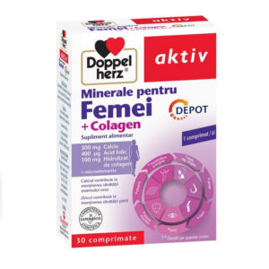 Doppelherz Aktiv Minerale pentru Femei + Colagen Depot 30 Comprimate