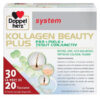 Doppelherz System Kollagen Beauty Plus Par + Piele + Tesut Conjunctiv 20 Flacoane + 10 Flacoane Cadou