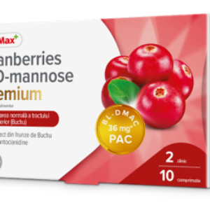 Dr. Max Cranberries & D-mannose Premium