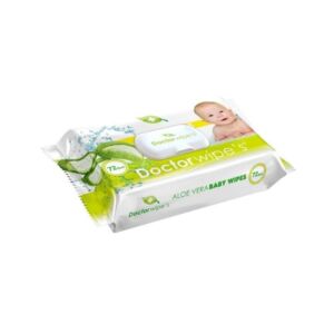 Dr. Wipes Servetele umede pentru ingrijirea copiilor ALOE cu capac