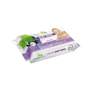 Dr. Wipes Servetele umede pentru ingrijirea copiilor GRAPES