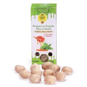 Dropsuri supermentolate cu miere propolis