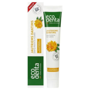 Ecodenta Pasta de dinti naturala cu extract de galbenele pentru dinti sensibili