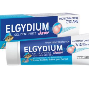 Elgydium Junior pasta de dinti anticarie cu aroma de guma de mestecat 50 ml