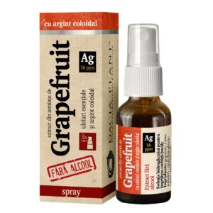 Extract din seminte de Grapefruit cu argint coloidal spray