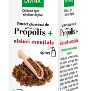 Extract glicerinat de propolis cu uleiuri esentiale