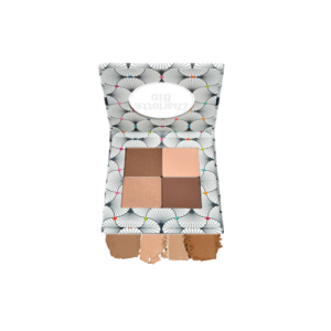Fard bio pentru pleoape paleta in 4 culori Nude