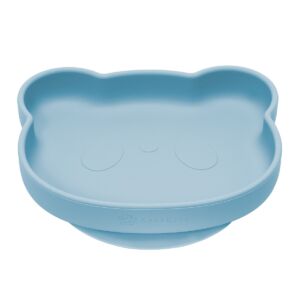 Farfurie din silicon The Little Bear - Aqua Blue
