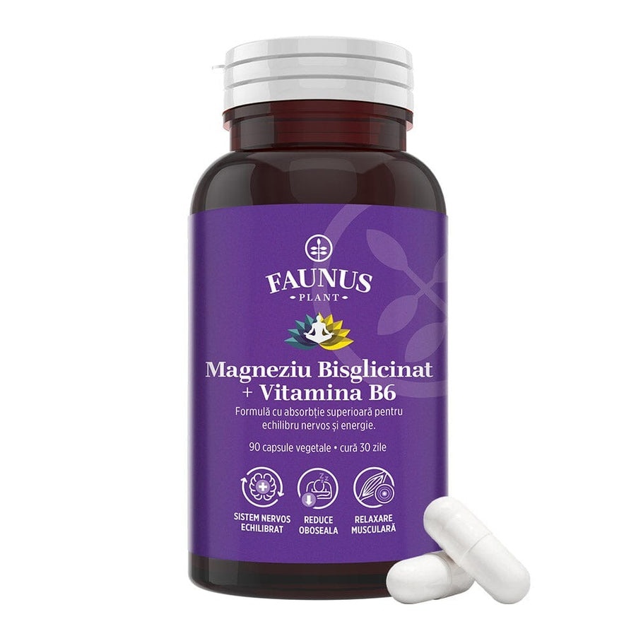 Faunus Magneziu Bisglicinat și Vitamina B6