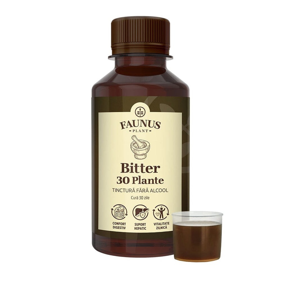 Faunus Tinctura Bitter Complex din 30 de Plante Fără Alcool