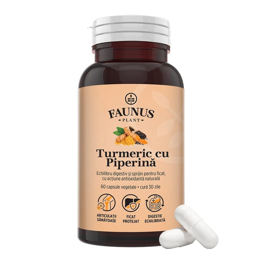 Faunus Turmeric Cu Piperina