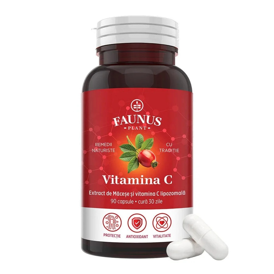 Faunus Vitamina C Lipozomala Cu Macese
