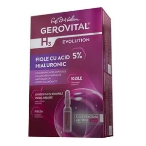 Fiole cu Acid Hialuronic Gerovital H3 Evolution 10 fiole x 2ml