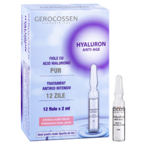 Fiole cu acid hialuronic pur Hyaluron Anti-Age 12*2ml