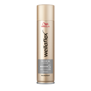 Fixativ cu grad de fixare 5 Shine & Hold Wellaflex