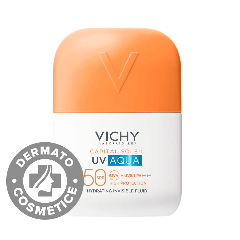 Fluid invizibil hidratant SPF 50 Capital Soleil UV AQUA