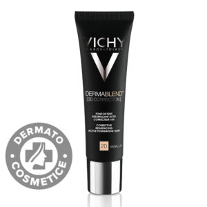Fond de ten corector ten gras cu tendinta acneica Dermablend 3D 20 Vanilla