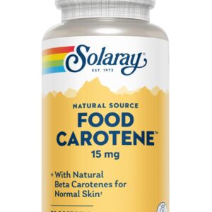 Food Carotene 25000UI Solaray