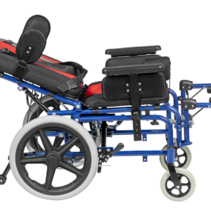 Fotoliu rulant complex rabatabil pentru copii cu tetraplegie