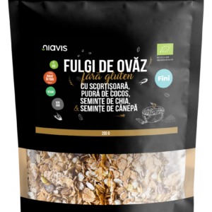 Fulgi de ovaz fini fara gluten cu scortisoara