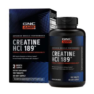 GNC AMP Creatine HCl 189 – Creatină HCl cu absorbție rapidă