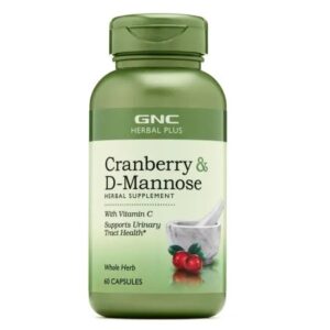 GNC Herbal Plus Merisor si D-Manoza + Vitamina C – 60 Capsule