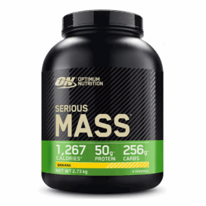 Gainer proteine Serious Mass cu aroma de banana