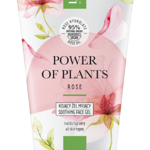Gel calmant pentru curatare faciala Trandafir Power Of Plants