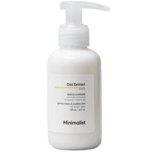 Gel-crema demachiant bland cu 6% extract de ovaz