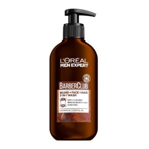 Gel de curatare 3 in 1 pentru barbati Men Expert Barber Club
