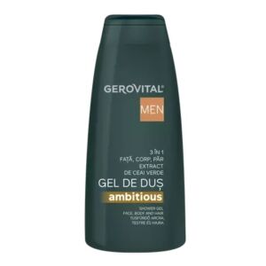 Gel de dus Gerovital Men Ambitious 3 in 1