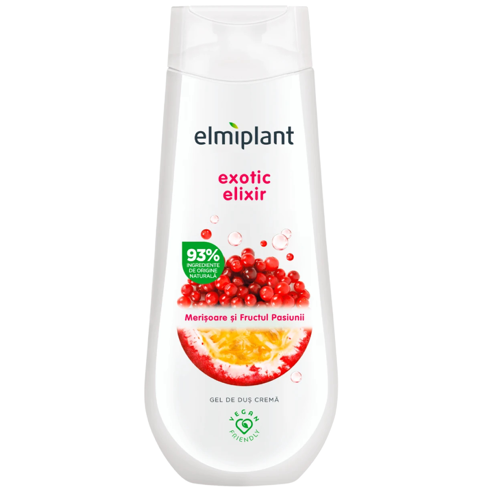Gel de dus crema cu merisoare si fructul pasiunii Exotic Elixir