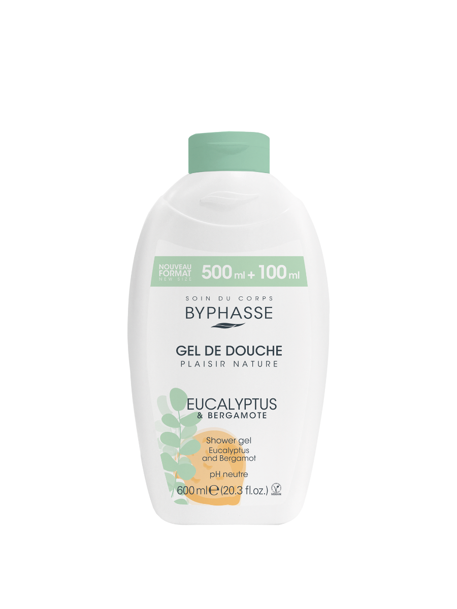 Gel de dus cu eucalipt si bergamota Plaisir Nature