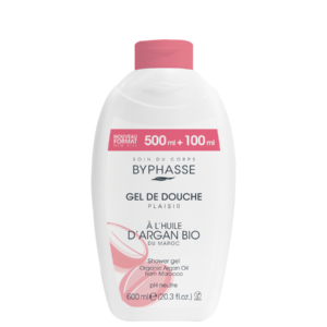 Gel de dus cu ulei de argan organic Plaisir