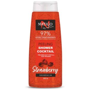 Gel de dus exfoliant cu extract de capsune Cocktail