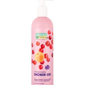 Gel de dus natural cu merisor si caise Vitamin Charge
