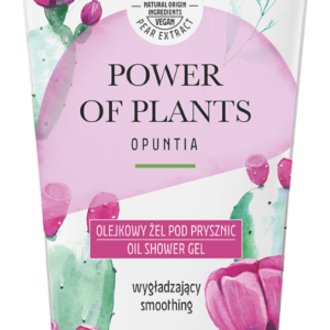 Gel de dus netezitor cu extract de opuntia Power of Plants