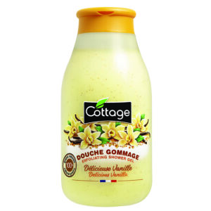 Gel de dus scrub cu aroma de vanilie