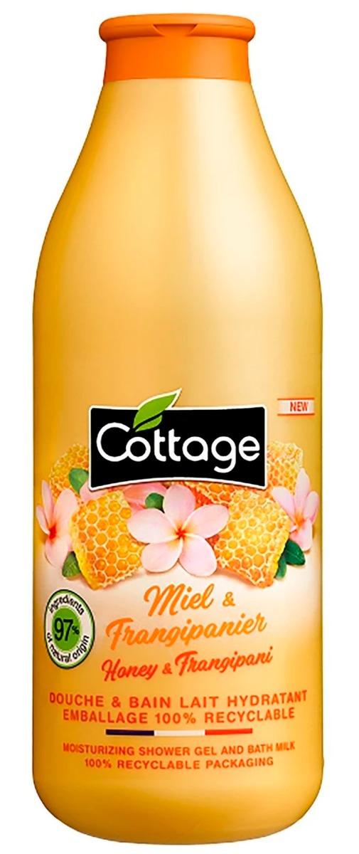 Gel de dus si Lapte de baie cu miere si frangipani