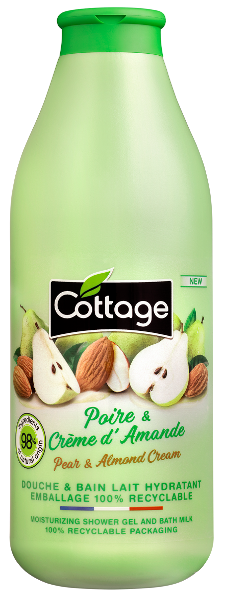 Gel de dus si Lapte de baie cu pere si migdale