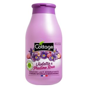 Gel de dus si lapte de baie Violete si Praline Rose