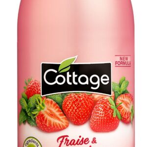 Gel de dus si lapte de baie cu extract de capsuni si menta